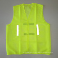 Yellow cheap mesh safety vest with reflective band UAE